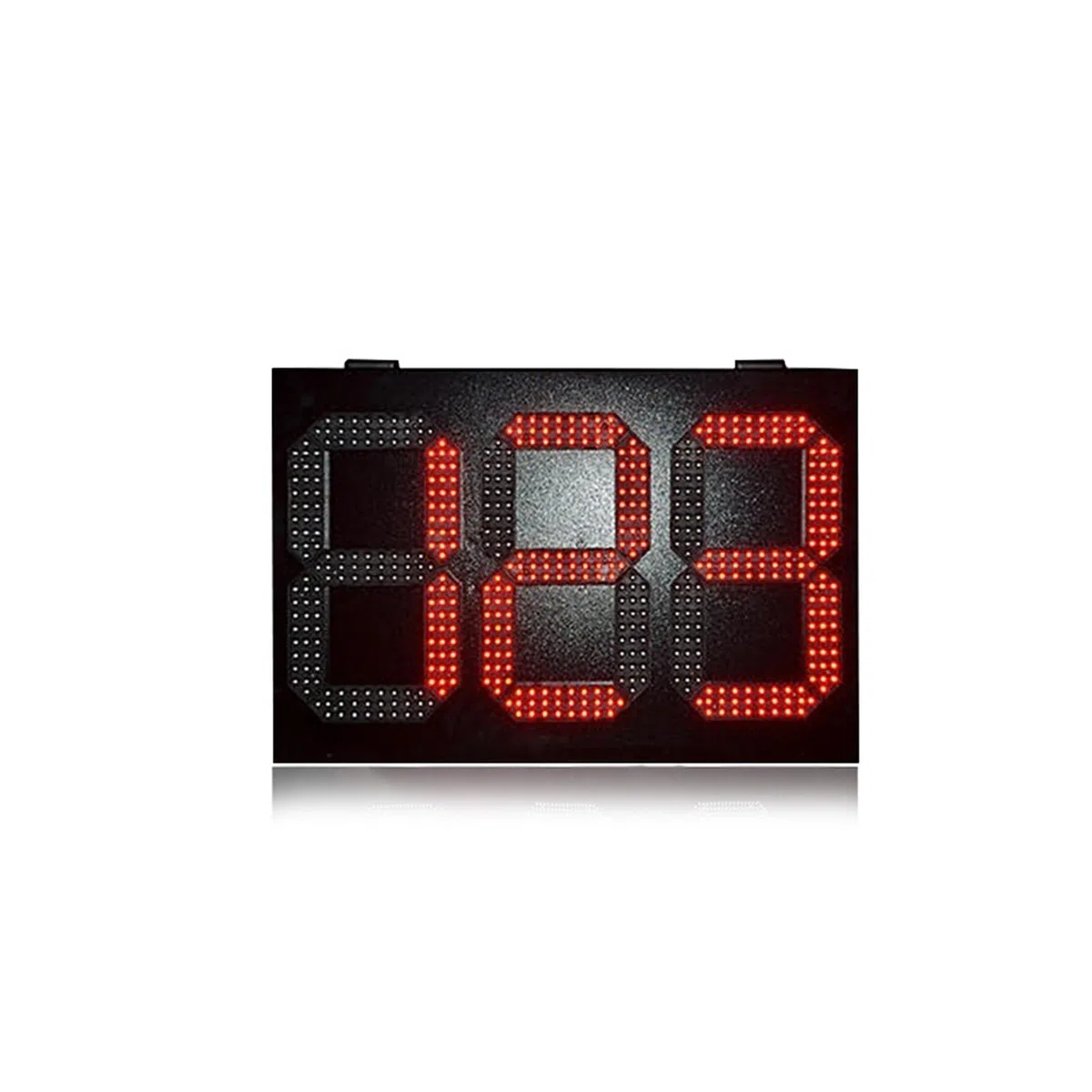 Écran numérique LED d'extérieur, 10 pouces, affichage du compte à rebours à 3 chiffres, for la publicité commerciale, résistance aux intempéries IP65 Utilisation multiscénario