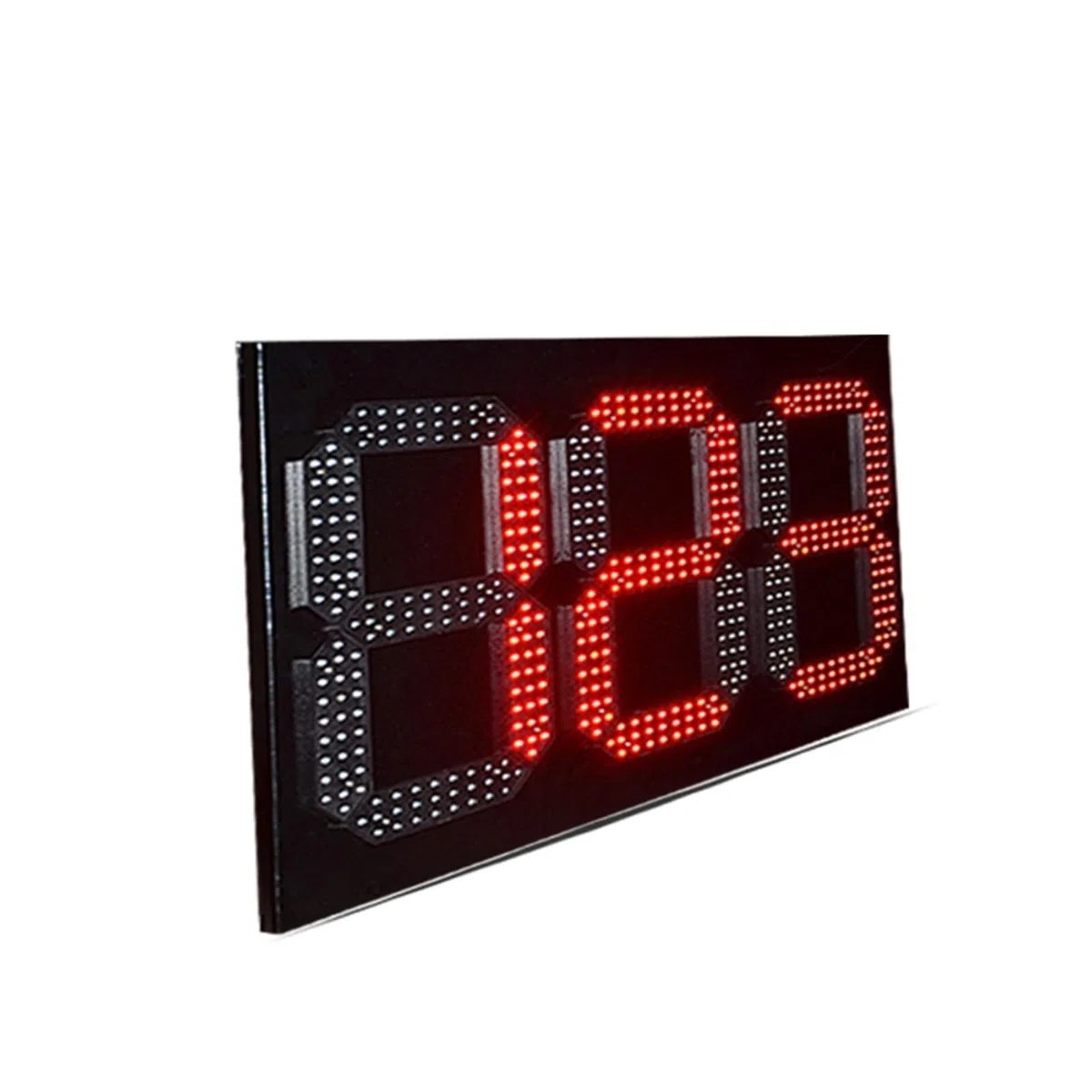 Écran numérique LED d'extérieur, 10 pouces, affichage du compte à rebours à 3 chiffres, for la publicité commerciale, résistance aux intempéries IP65 Utilisation multiscénario