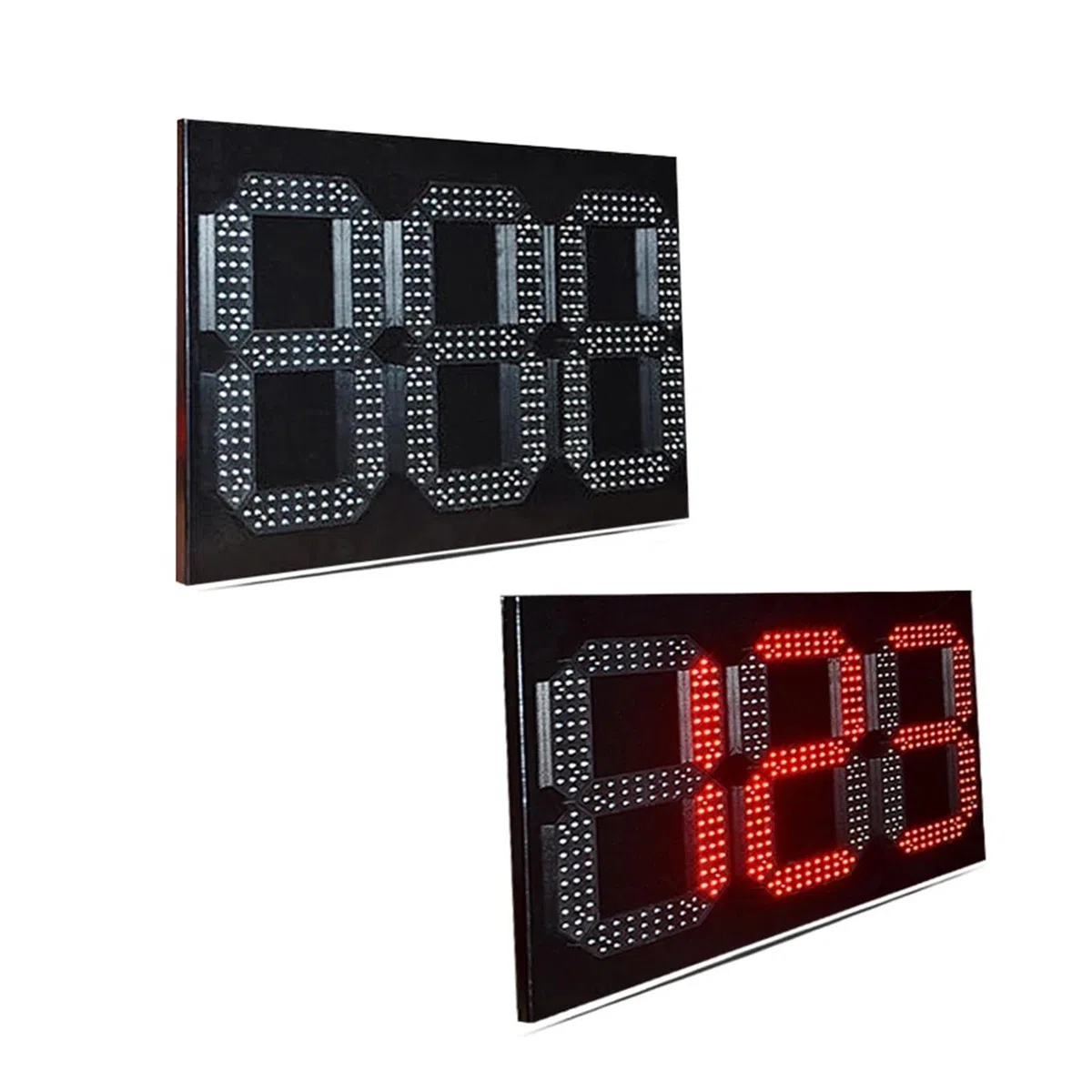 Écran numérique LED d'extérieur, 10 pouces, affichage du compte à rebours à 3 chiffres, for la publicité commerciale, résistance aux intempéries IP65 Utilisation multiscénario