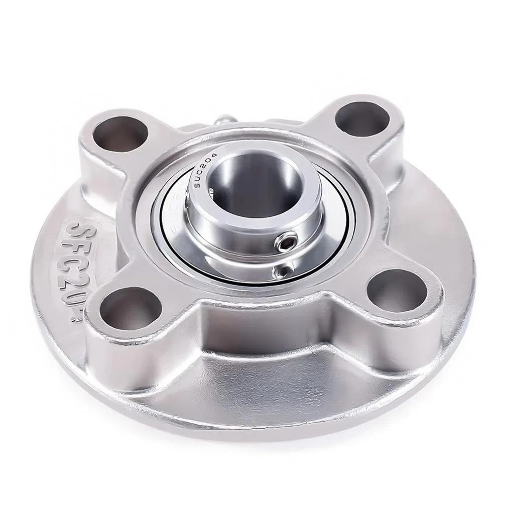 1 roulement à billes extérieur SUCFC211 inner55 en acier inoxydable avec siège 440 matériau