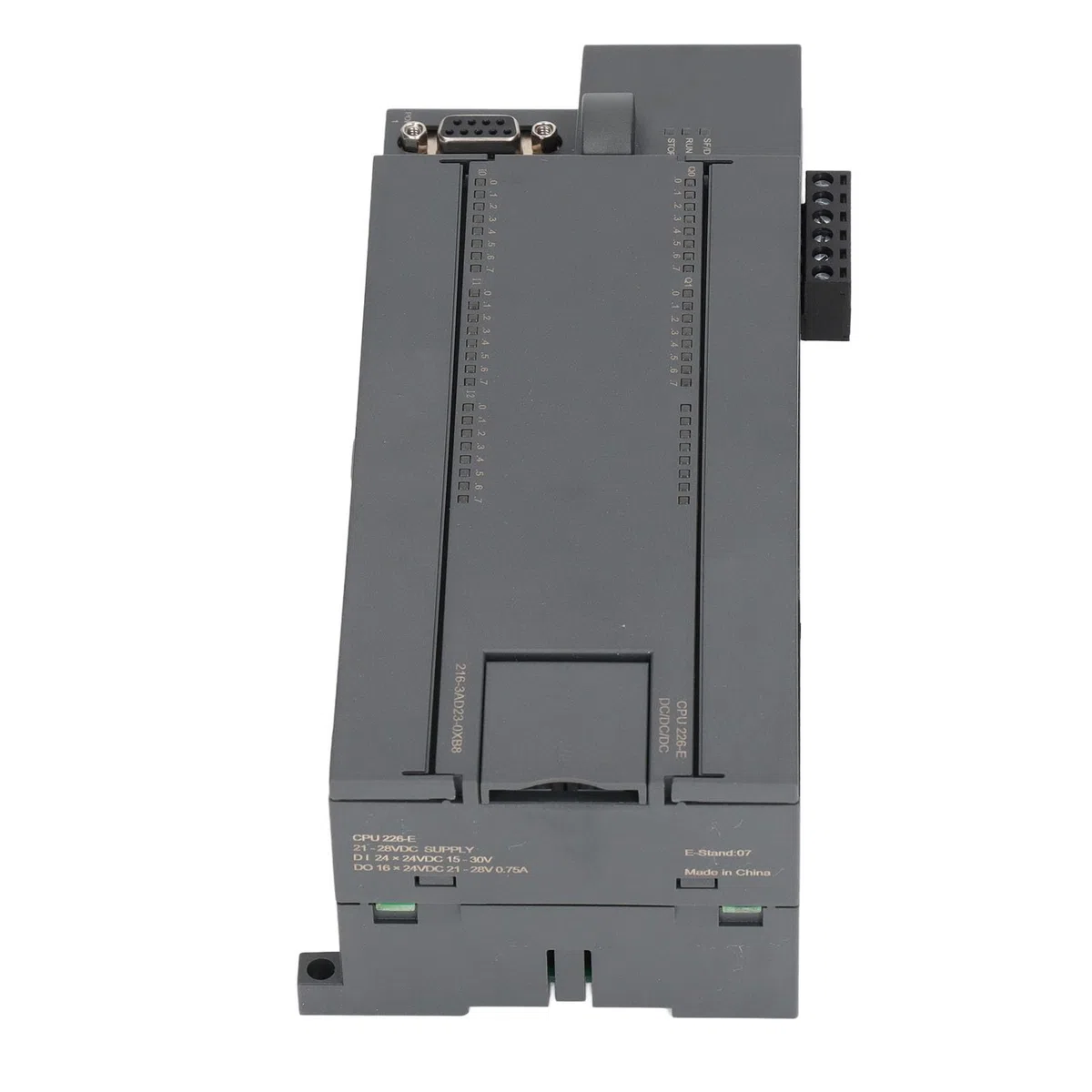 Contrôleur PLC Carte de contrôle industrielle Type de transistor CPU double cœur Contrôleur hôte DC24V avec 2 ports Interface réseau 100M pour systèmes d'automatisation