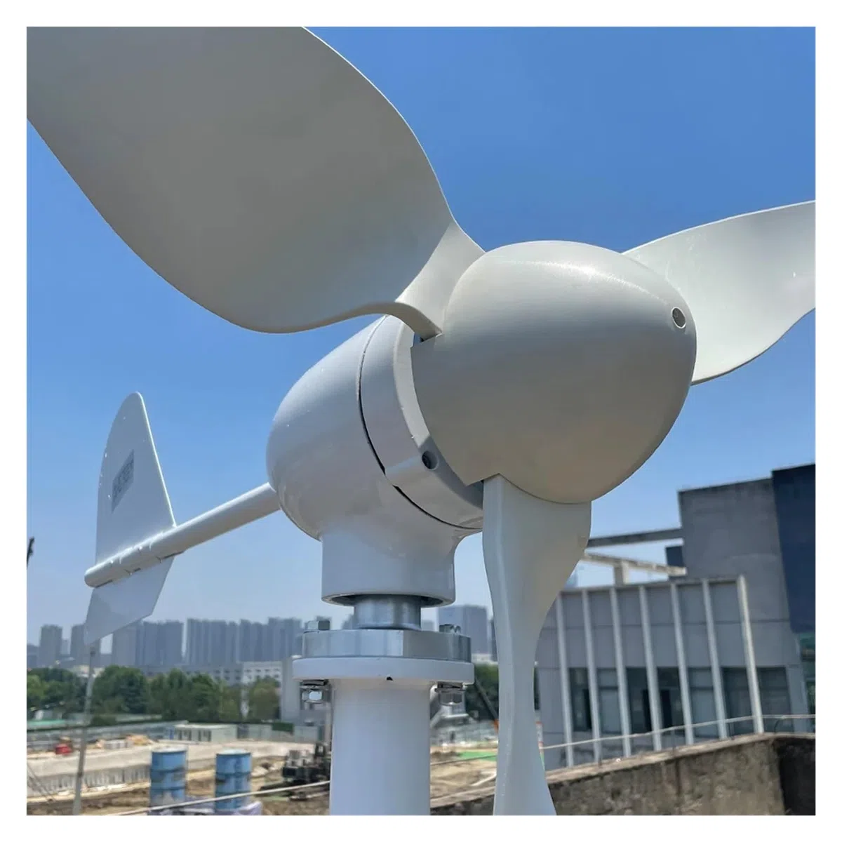 Turbine éolienne domestique 15kw, 10kw, 20kw, 24V, 48V, basse vitesse, sortie AC, Kit complet horizontal for usage domestique(Wind turbine only,12V,10KW)