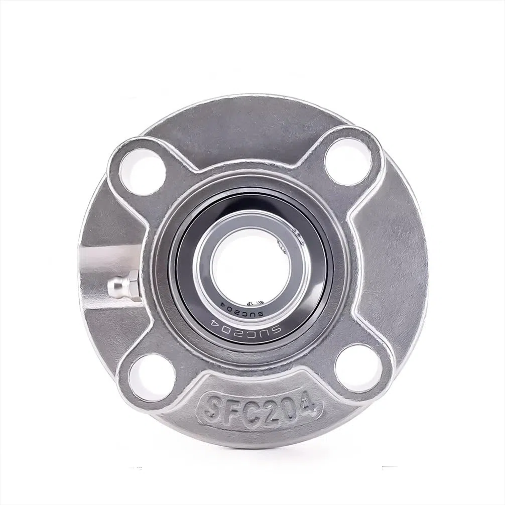 1 roulement à billes extérieur SUCFC211 inner55 en acier inoxydable avec siège 440 matériau