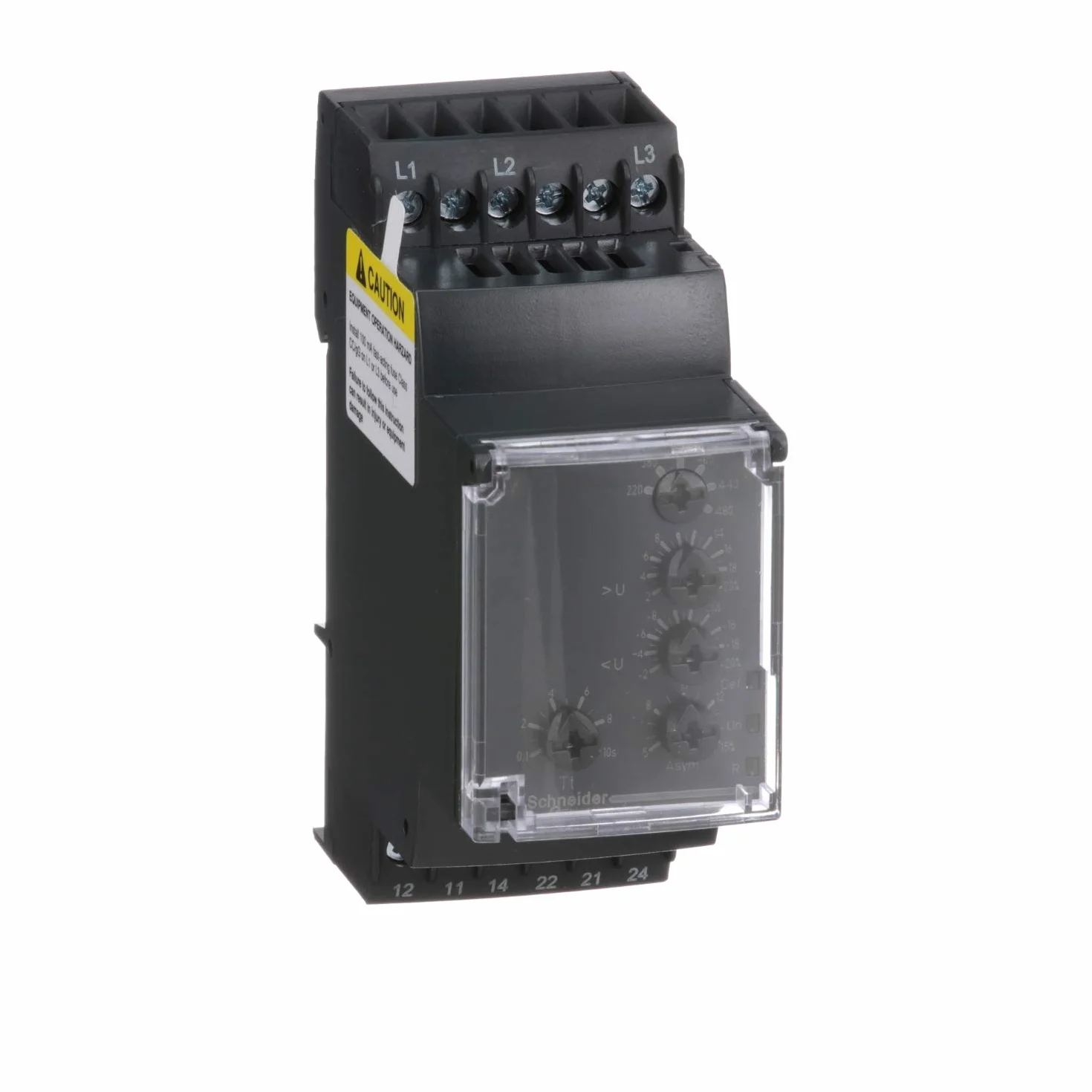 Schneider Electric - Harmony RM35-T - relais de contrôle de phase multifonction - plage 194..528Vca - RM35TF30