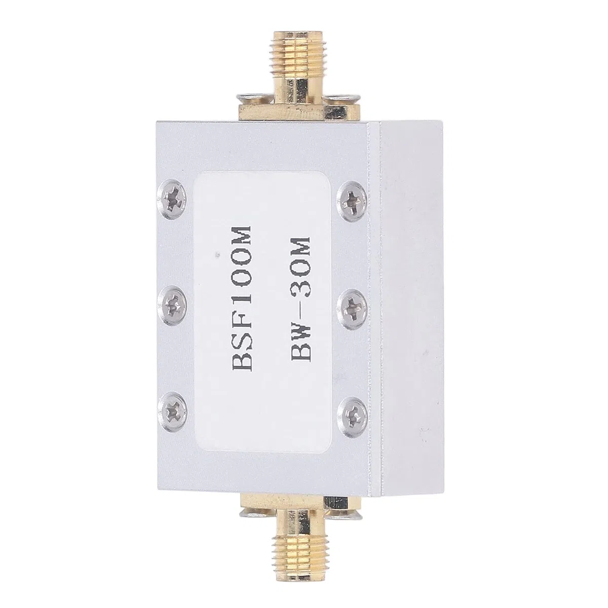 Filtre D’Arrêt de Bande FM, Fréquence de Fonctionnement 1-3000Mhz, Filtre Coupe-Bande Passif Anti-Interférence 76-120Mhz, Filtre de Bloc Fm de Diffusion, pour Supprimer Un Certain Signal de Fréquence