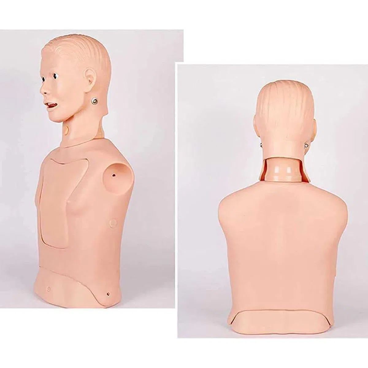 Modèle de tube gastrique d'intubation Mannequin d'entraînement Tube nasogastrique avancé et modèle de soins de la trachée Lavage gastrique Modèle de trachéotomie pour infirmières et étudiants en