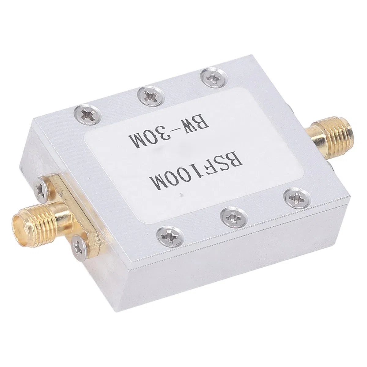 Filtre D’Arrêt de Bande FM, Fréquence de Fonctionnement 1-3000Mhz, Filtre Coupe-Bande Passif Anti-Interférence 76-120Mhz, Filtre de Bloc Fm de Diffusion, pour Supprimer Un Certain Signal de Fréquence