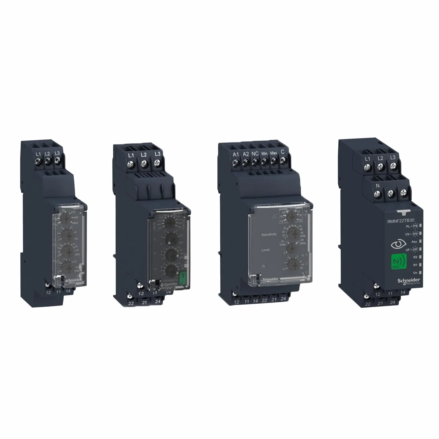Schneider Electric - Harmony RM35-T - relais de contrôle de phase multifonction - plage 194..528Vca - RM35TF30